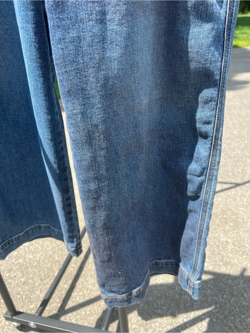 L.L.Bean classic 207 Vintage wide leg boho Coastal Grandmother High Rise Jeans - Picture 6 of 13